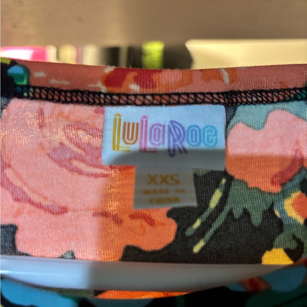 LuLaRoe Multicolor Floral Top